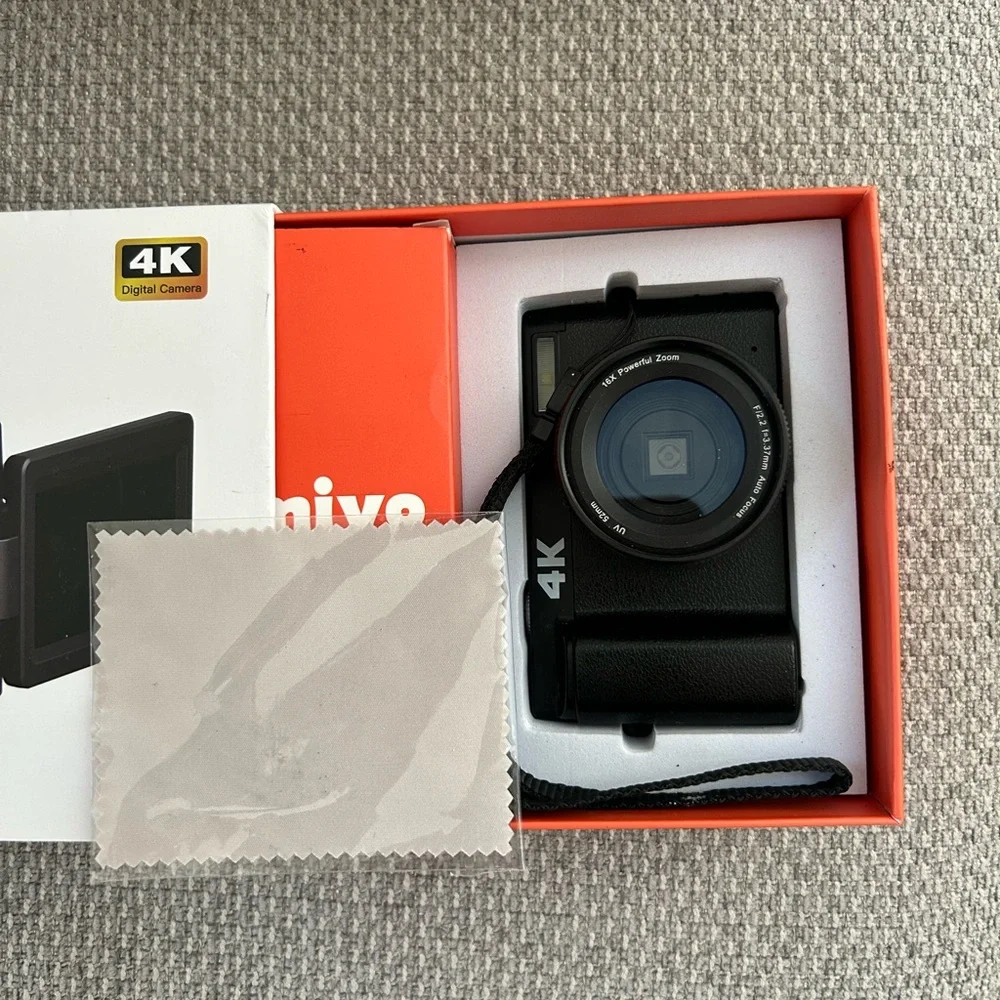 4K Digital Camera - Black NWT - Picture 2 of 3